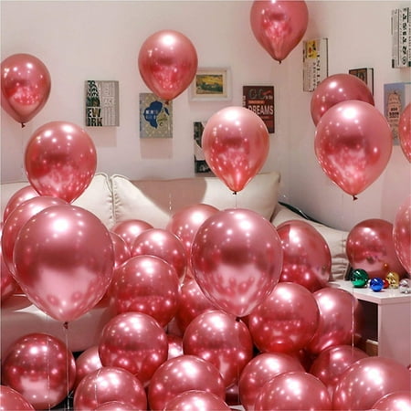 Party Balloons 50 Pcs 10 Inch Rose Gold Blue Silver and Green Shiny Metallic Balloons Perfect Decoration for Wedding Birthday Baby Shower Graduation Christmas Party Red Purple Light Purple Party Balloons 50 Pcs 10 Inch Rose Gold Blue Silver and Green Shiny Metallic Balloons Perfect Decoration for Wedding Birthday Baby Shower Graduation Christmas Party Red Purple Light Purple